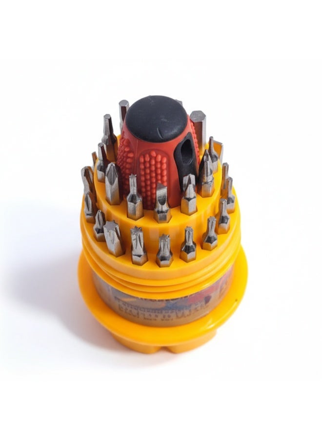 31 in 1 Precision Screwdriver Set – Magnetic Repair Tool Kit for Mobile Phones, Tablets, Laptops, PCs, Watches & Mini Electronics with Ergonomic Handle and Portable Case - Image 4